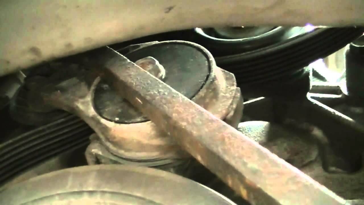 Замена натяжного ролика Dodge Caravan