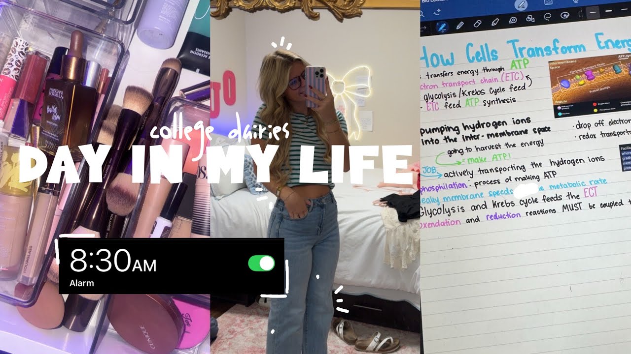 day in my life in COLLEGE | UNIVERSITY OF OKLAHOMA | college diaries 
