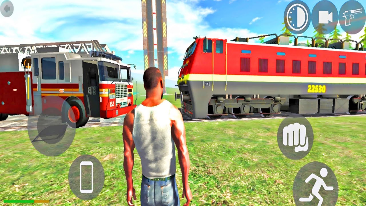 Franklin Try Train vs Fire Truck Crash Testing🚆💥🚒 -  Indian Bikes Driving 3D 2026