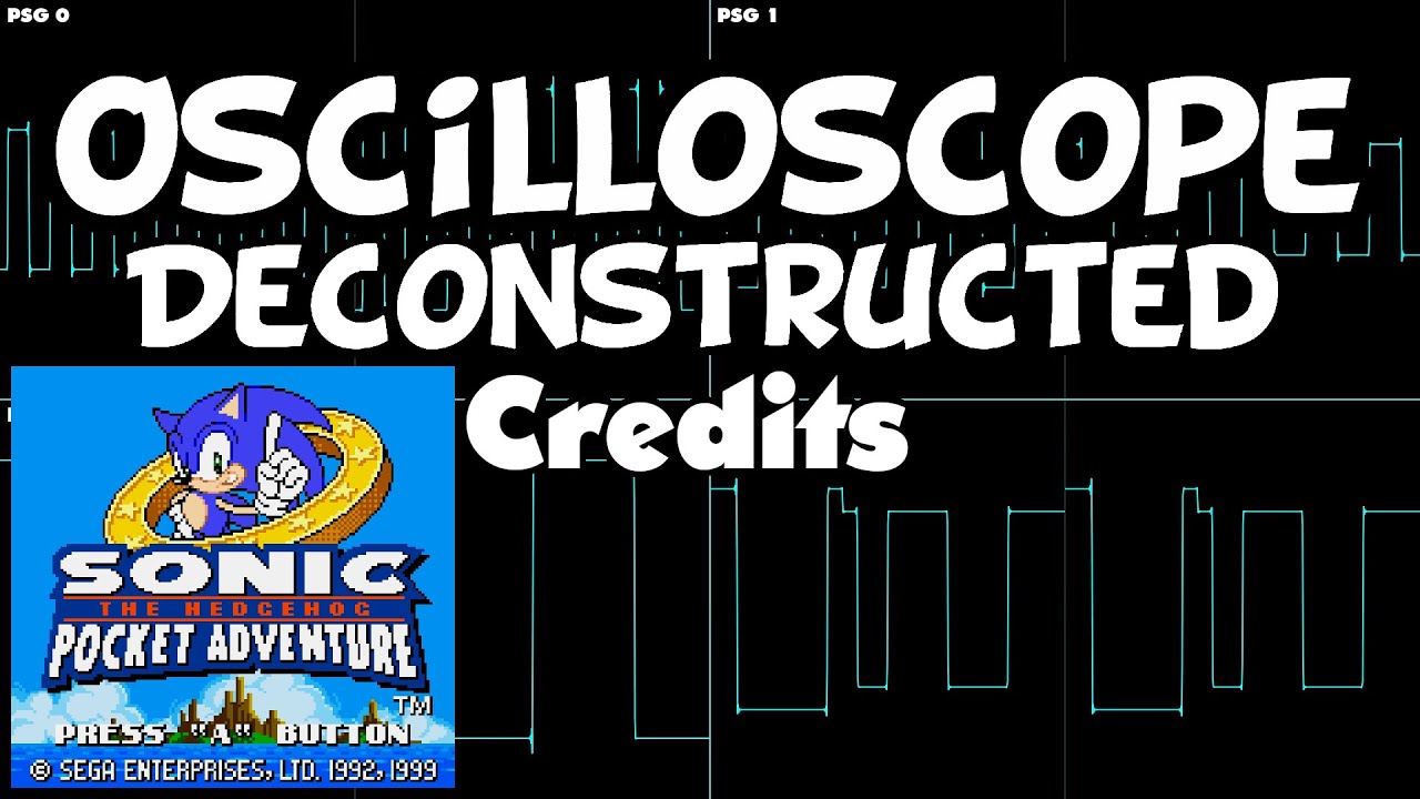 Sonic Pocket Adventure - Credits - Oscilloscope Deconstruction