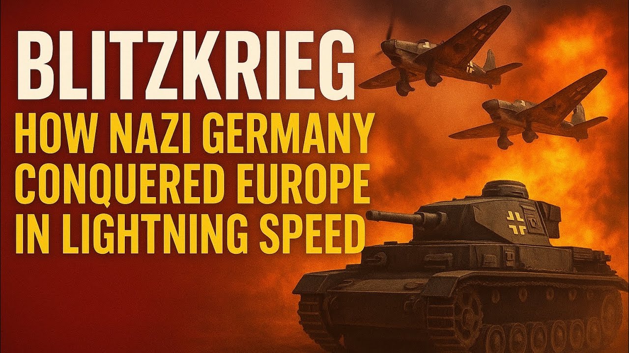 Blitzkrieg: How Nazi Germany Conquered Europe in Lightning Speed | Real WWII Footage