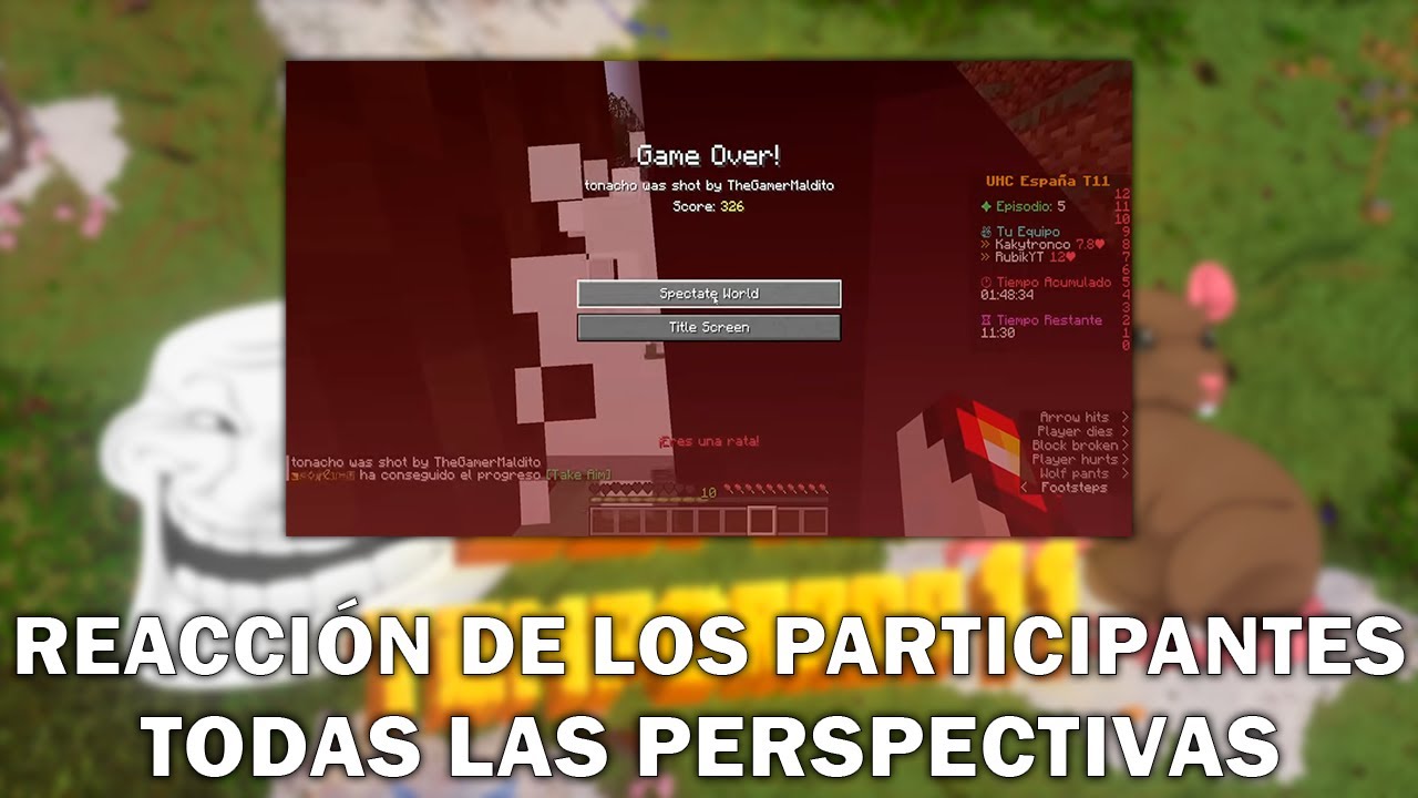 REACCIÓN DE LOS PARTICIPANTES TRAS LA MUERTE DE TONACHO EN UHC ESPAÑA T11 | CAP 4