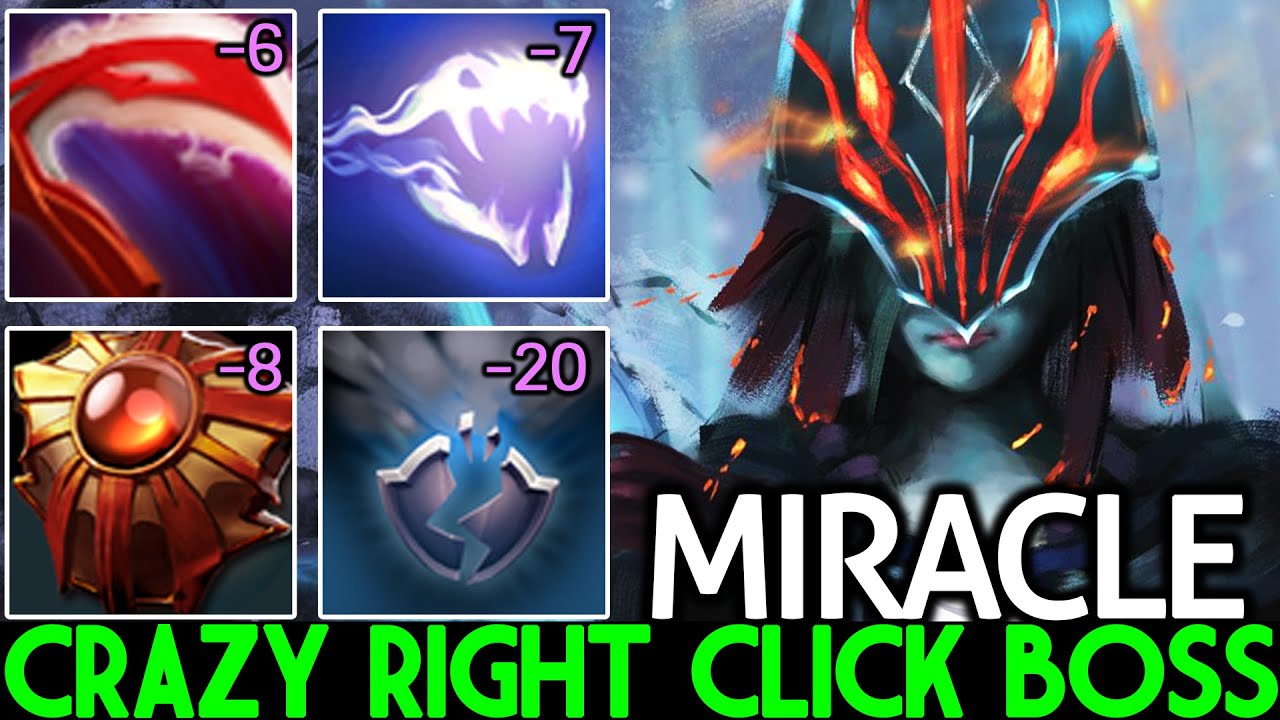 MIRACLE [Phantom Assassin] Crazy Right Click Boss Armor Reduction Strat Dota 2