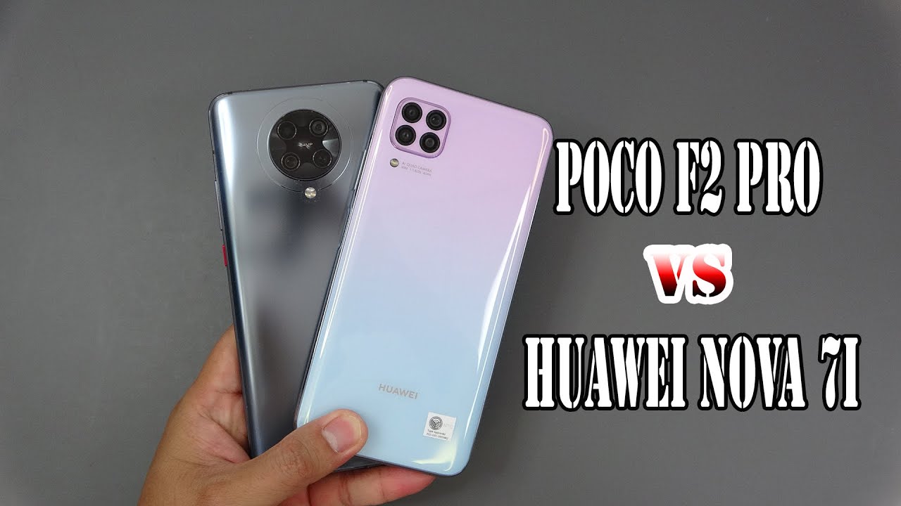 Poco F2 Pro vs Huawei nova 7i | SpeedTest and Camera comparison