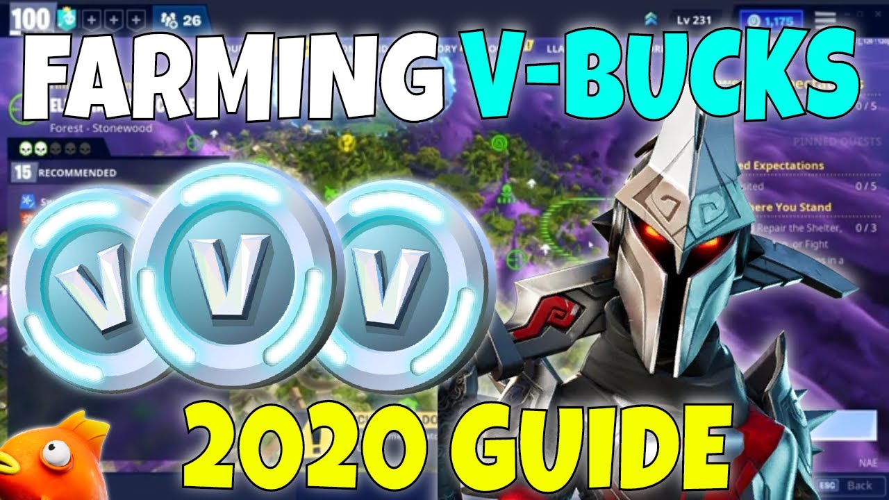 BEST Ways To Farm V-Bucks In 2020 | Farming Guide | Fortnite Save The World