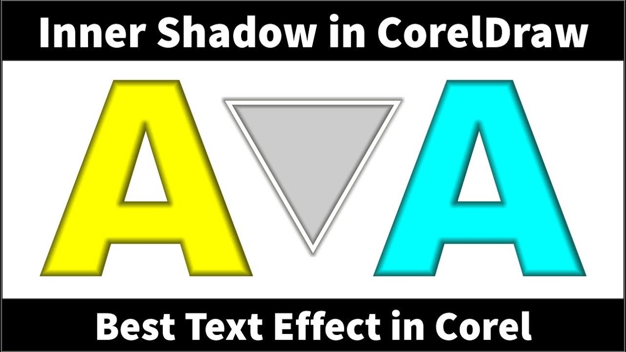 Эффект внутренней тени в CorelDraw