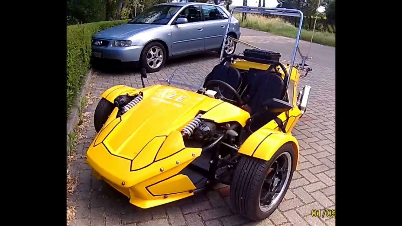 ZTR250 reverse trike... - a real go-kart feeling on the roads