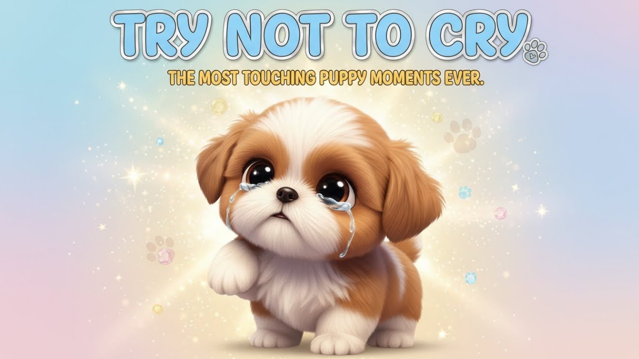 Try not to cry: The most touching puppy moments ever. 🐾💎#kindness #wholesome #cutedog #emotional