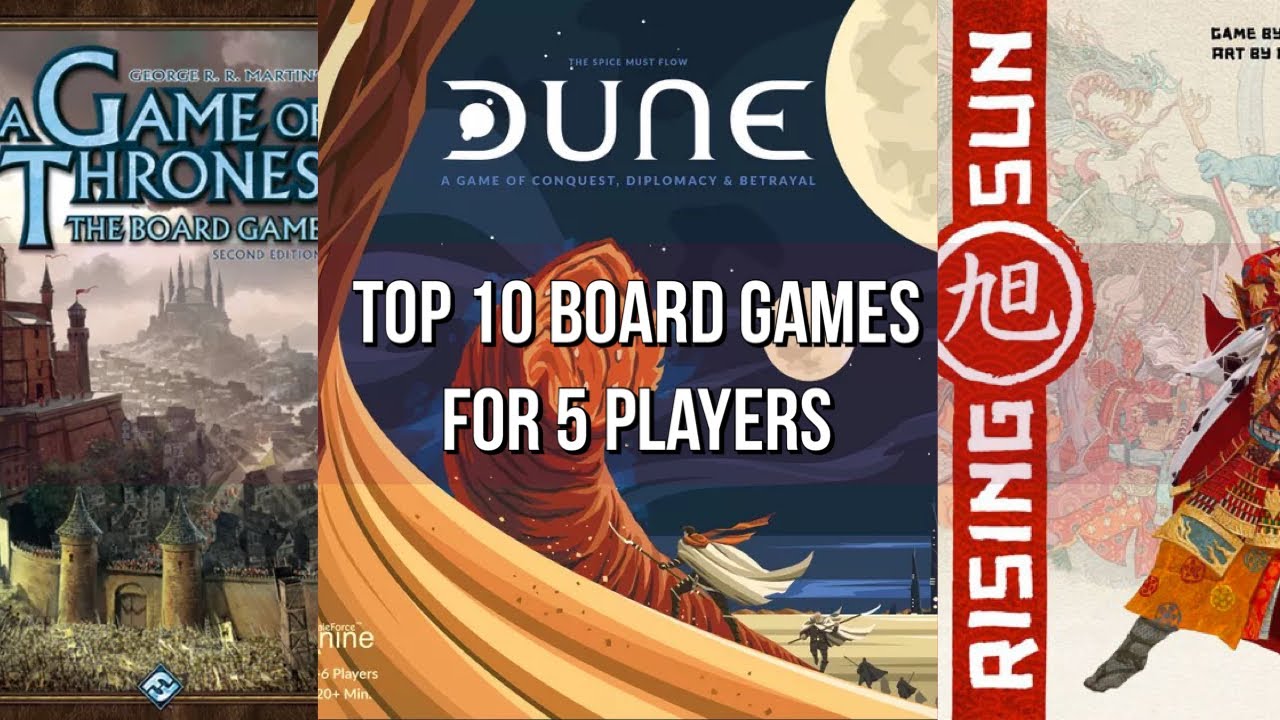 Top 10 Board Games For 5 Players