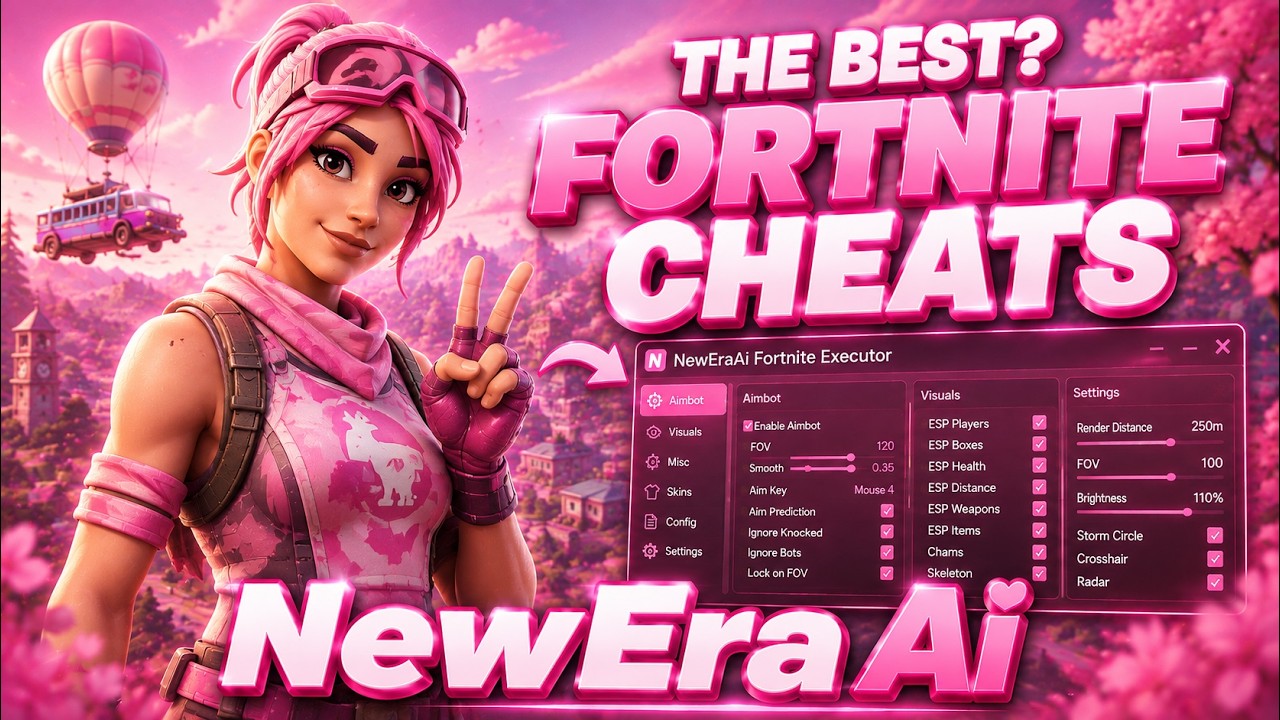 Free Fortnite Cheat - Aimbot & ESP & Wallhack & | PC Fortnite Hack (Undetected)