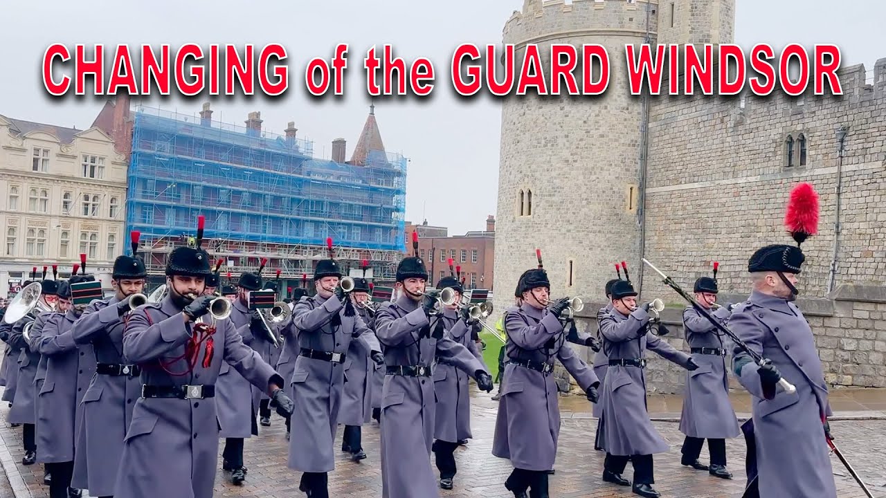 WINDSOR CASTLE GUARD Band and Bugles of The Rifles with 22 Signal Regiment NEW💂