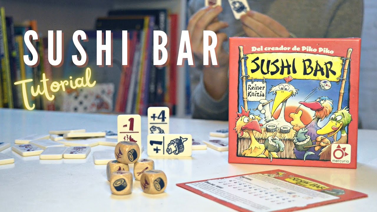 Tutorial del juego Sushi Bar. Partidas rápidas y divertidas.
