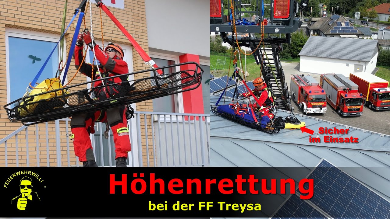 Höhenrettung bei der FF Treysa