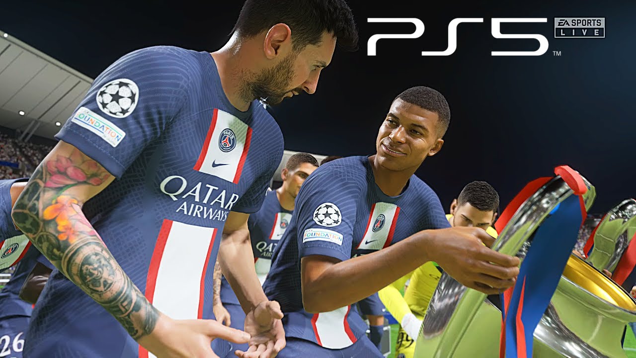 PSG vs REAL MADRID FIFA 23 PS5 Gameplay Final Champions League 4K HDR