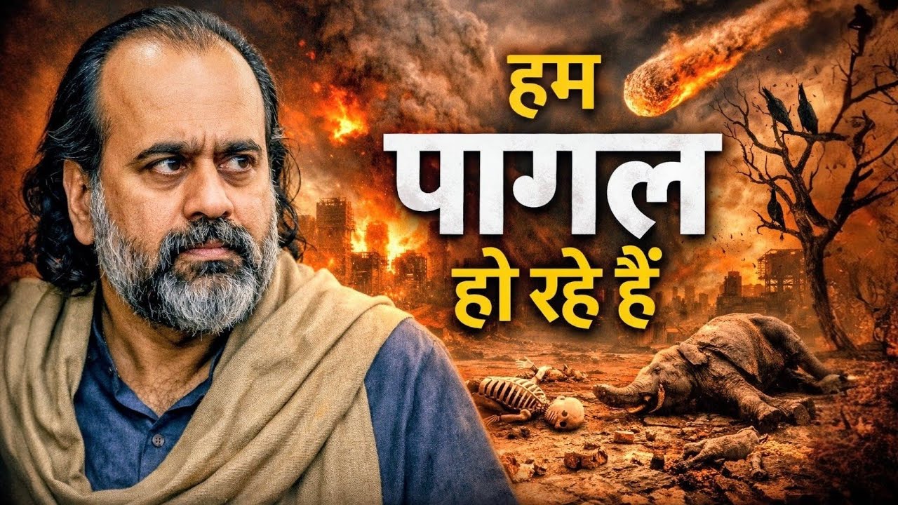 इंसान पागल क्यों हो रहा है? Detailed Answer by Acharya Prashant