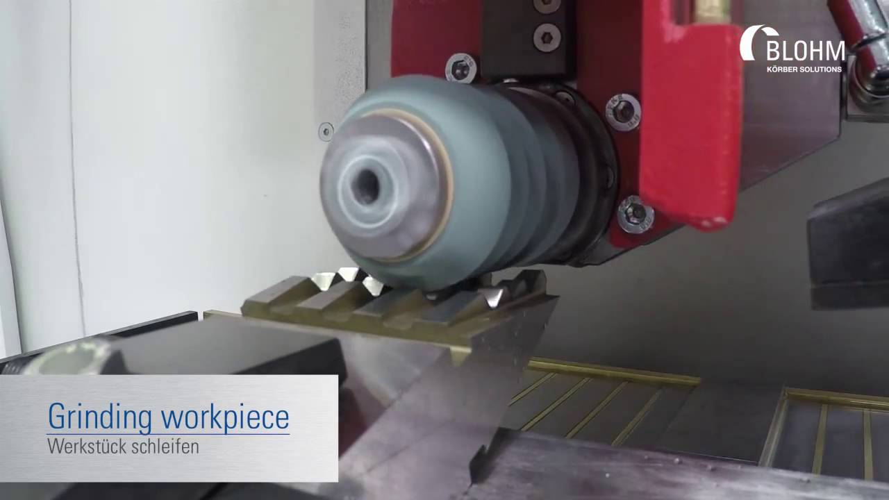 BLOHM Räumnadel schleifen   Grinding of Broach PLANOMAT 616