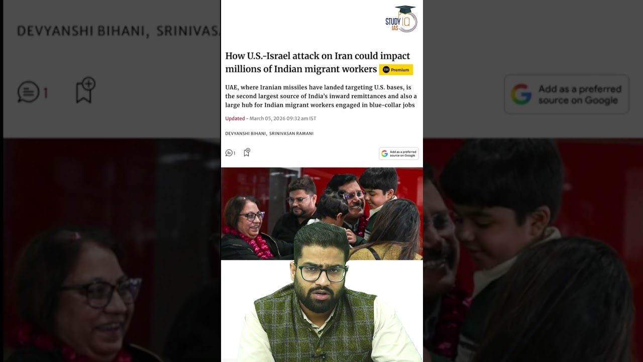 How Middle East War Impact Indians? #shorts #iranisraelwar #upsc #news
