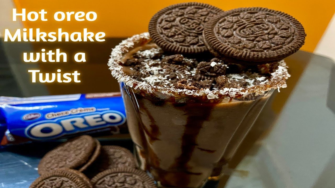 Hot Oreo Milkshake | Oreo milkshake recipe | Oreo milkshake chocolate