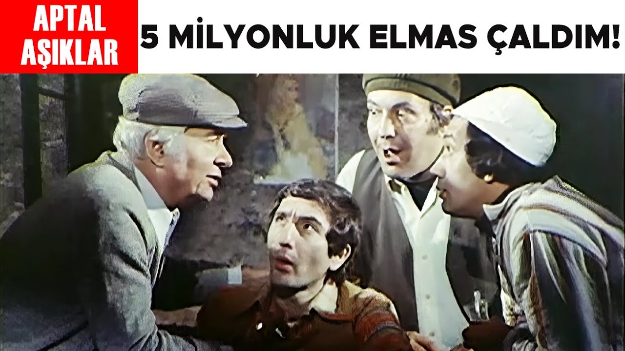 Aptal Aşıklar Türk Filmi | Ramazan ve Arkadaşları Kemal'in Çaldığı Elmasın Peşine Düşüyor