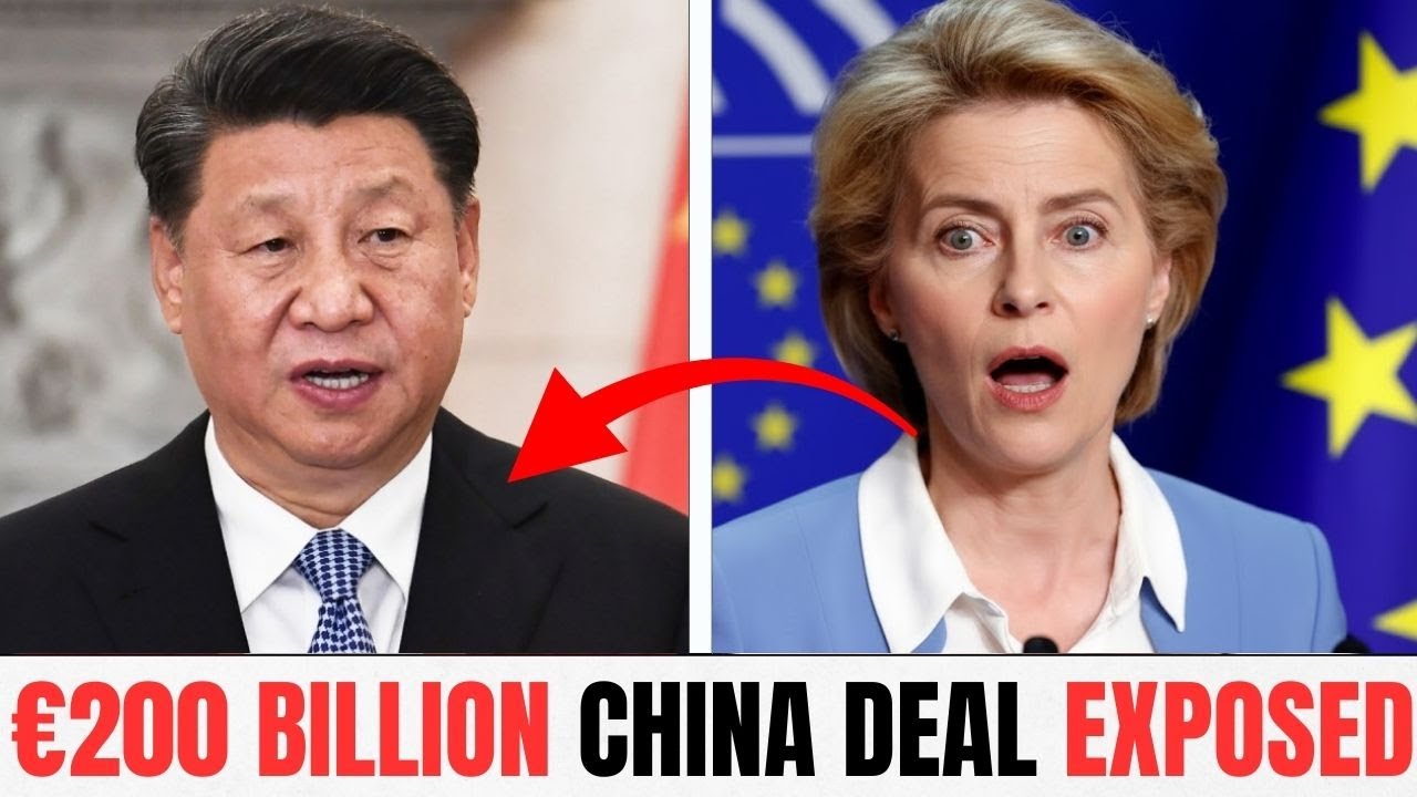 Nobody knew! Von der Leyen's SECRET €200 billion deal with China exposed!