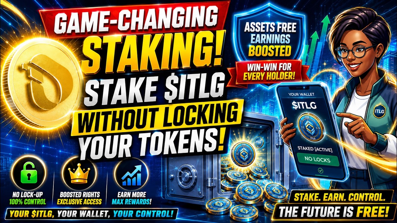 🔥 Stake ITLG Without Locking? This NEW Crypto Staking System Changes Everything 🚀 #interlink #itlg