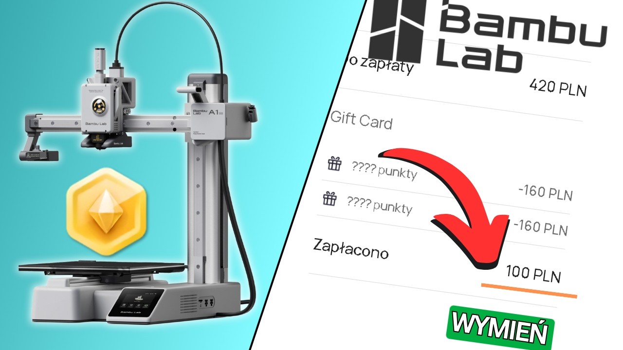 Wymieniłem punkty na drukarkę 3D całkowicie za darmo!