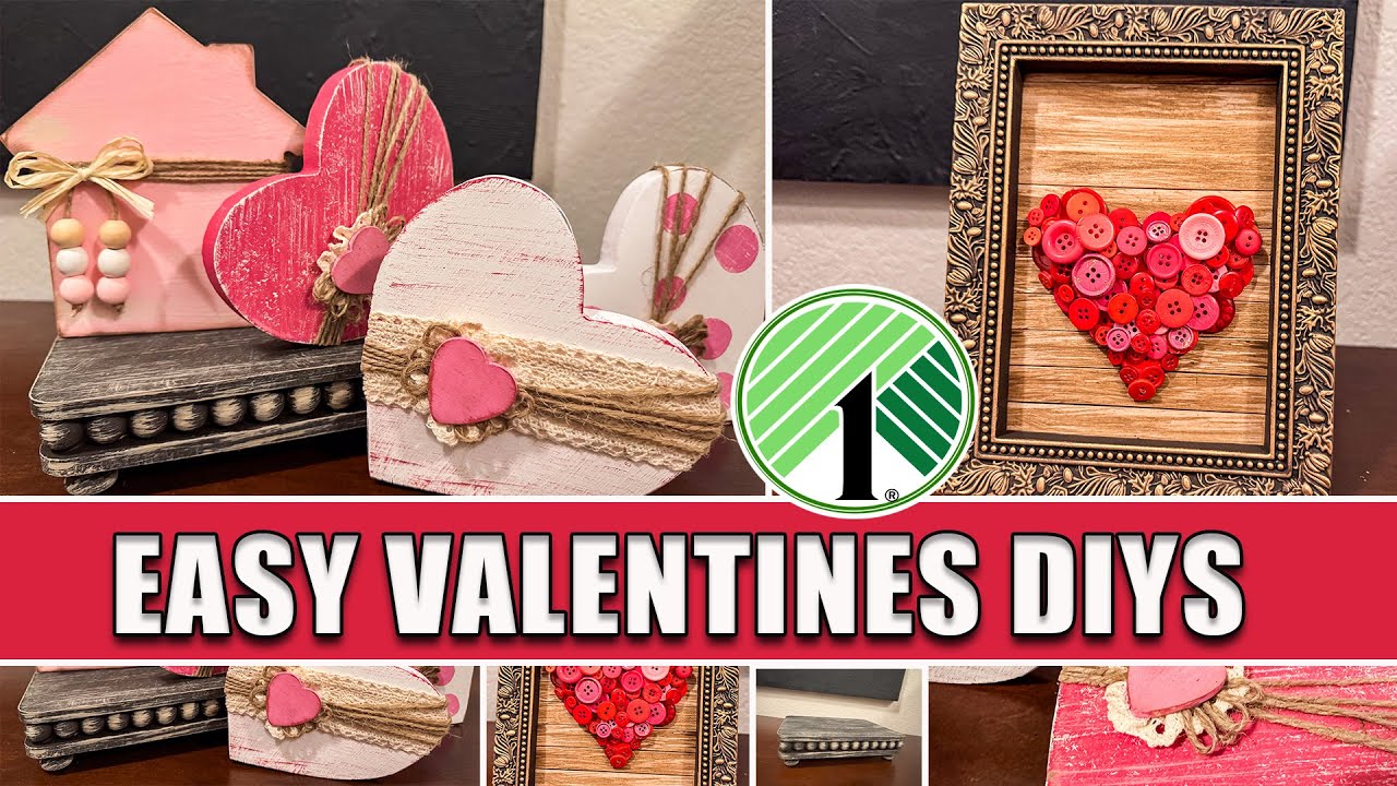 Dollar Tree VALENTINE DIYs That Will Make You Say WOW!