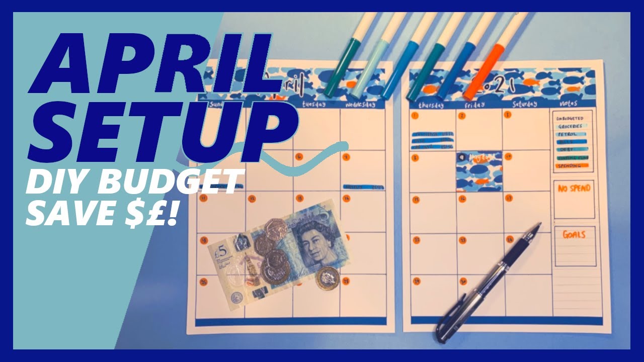 Budget with Ira | April 2021 Budget SetUp | No Sticker Budget | DIY Budget for FREE | Bootleg Budget