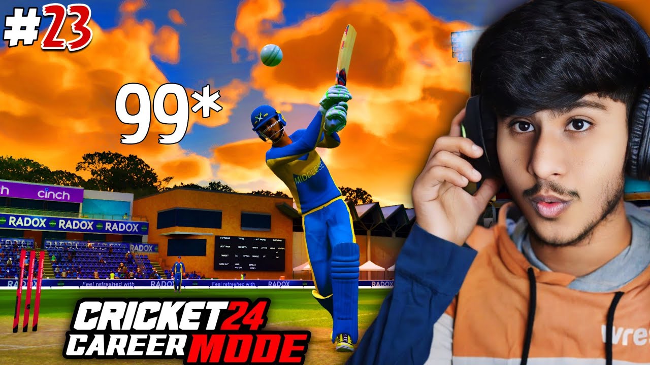 ENGLAND T20 SLAM DEBUT BUT! | CRICKET 24 CAREER MODE GAMEPLAY #23