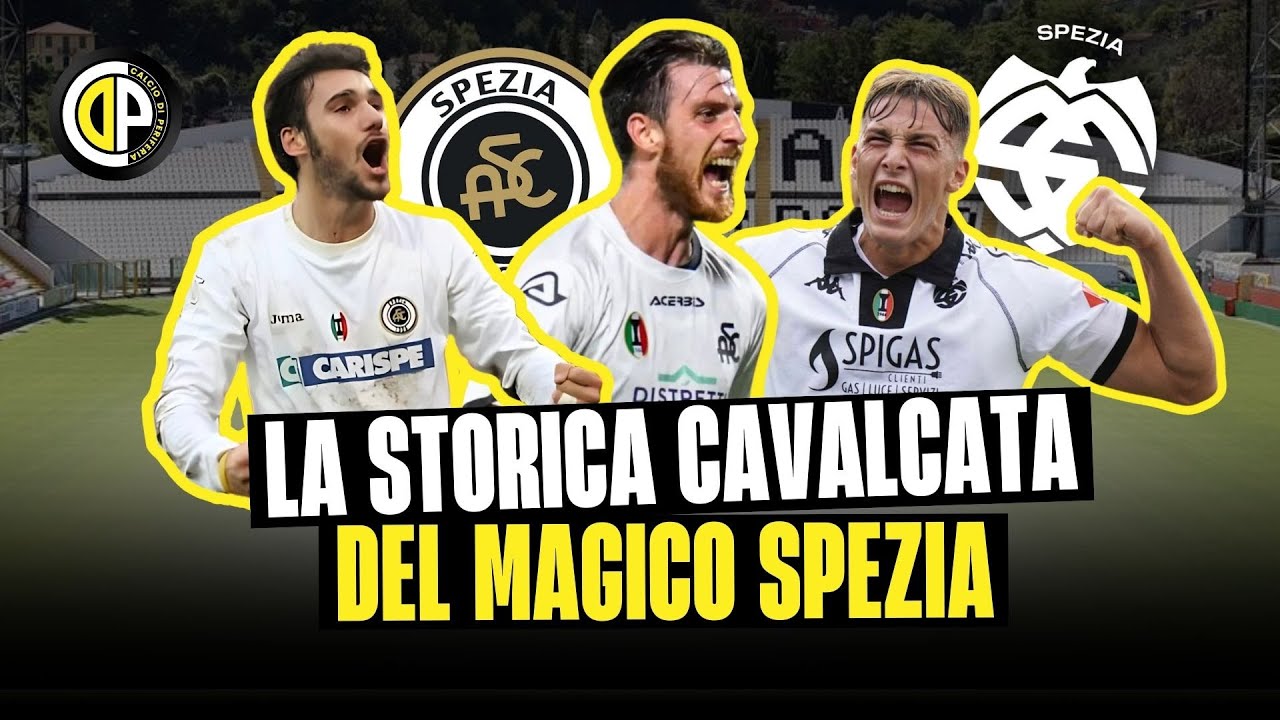 Il MIRACOLO Spezia 🤍🖤 Dalla SERIE D alla SERIE A