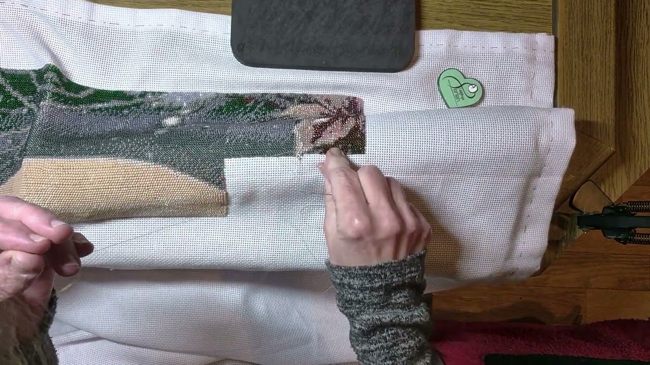 Stikt mit mir am weißen Reiher perlen 🪡