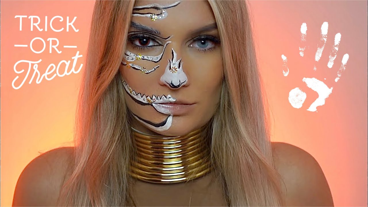 Šiurpios istorijos ir lengvas Helovyno makiažas⚰️👽