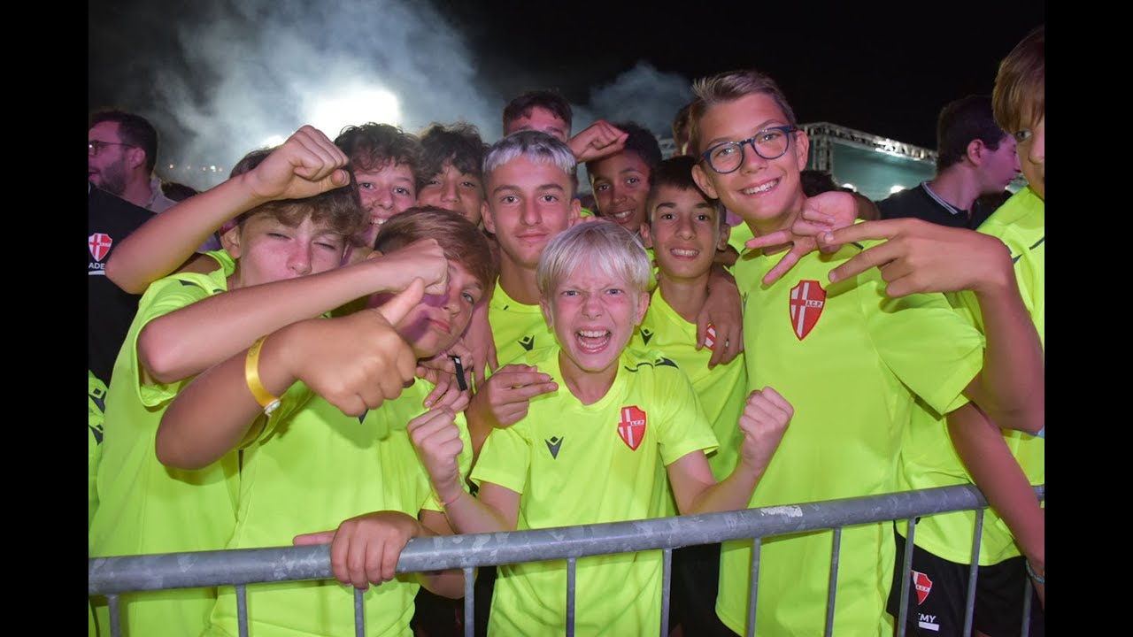 #NonSoloSportWeek Presentazione Calcio Padova, Settore Giovanile e Academy in Prato Della Valle