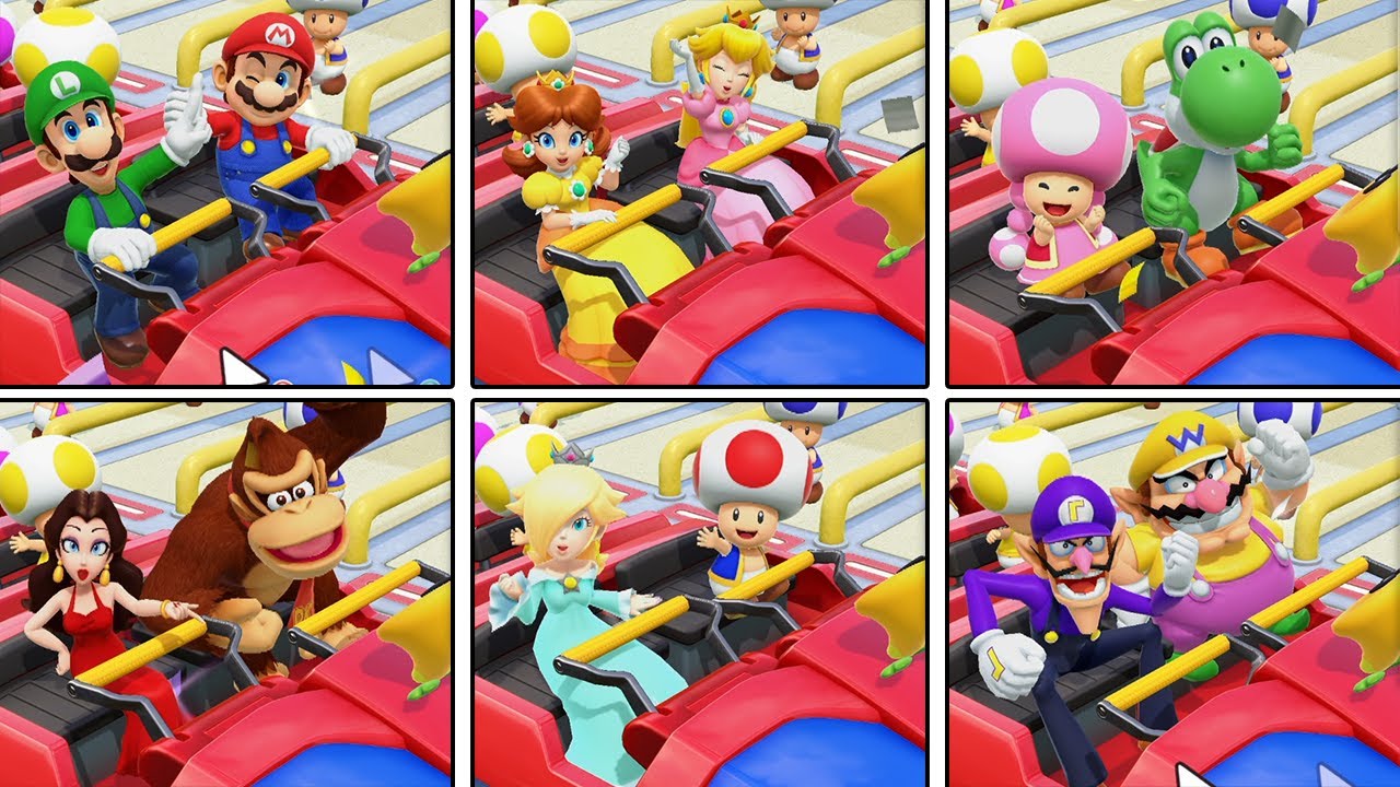 スーパーマリオパーティ ジャンボリー TV 【Switch2】 全キャラ スーパーコースター ゴールモーション集 (勝利) まとめ ニンテンドースイッチ2