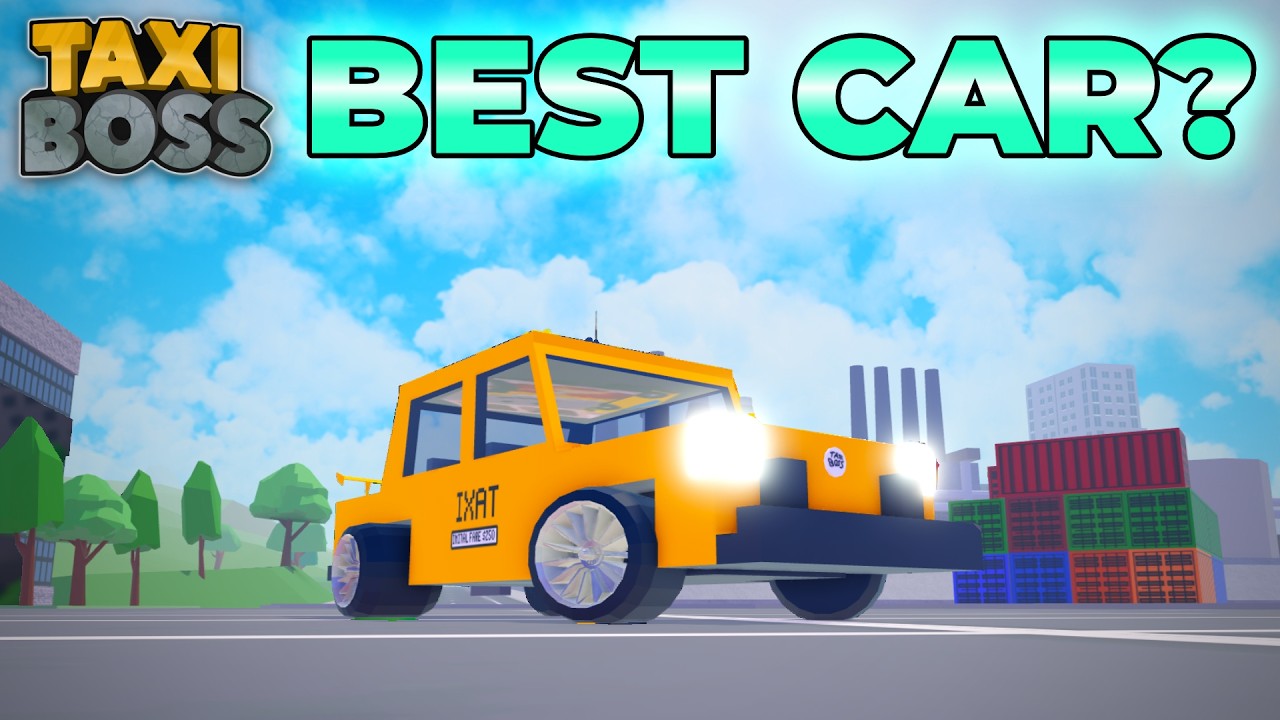 Обзор машины Taxi Boss на первоапрельскую шутку! (Roblox Taxi Boss)