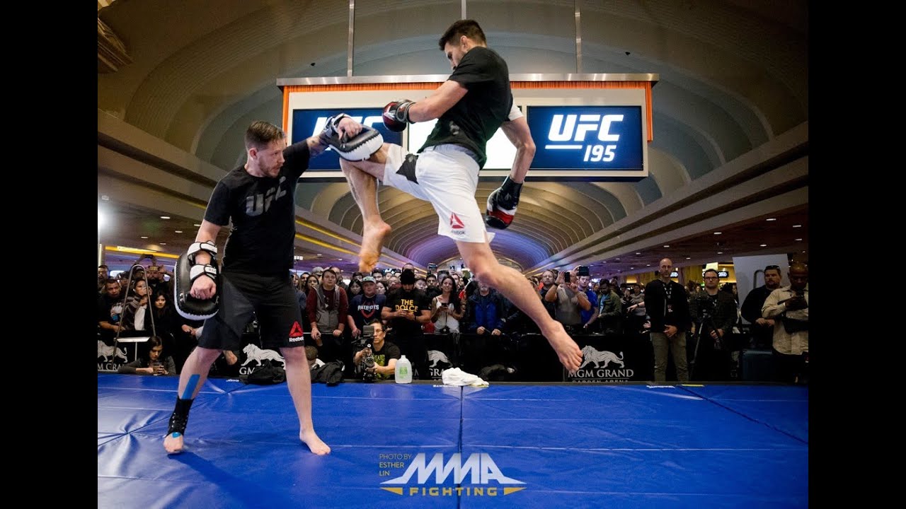 UFC 195: Carlos Condit Open Workout