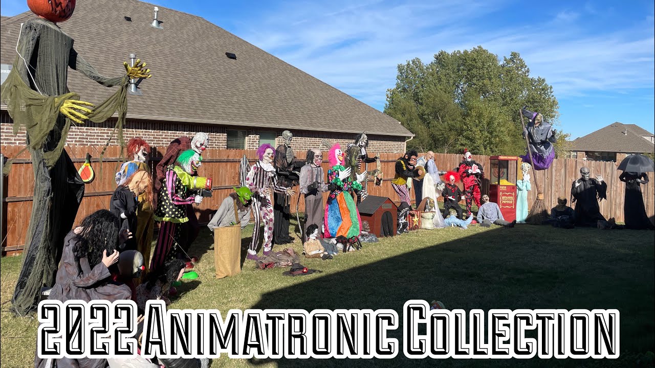 My 2022 Full Halloween Animatronic Collection Video