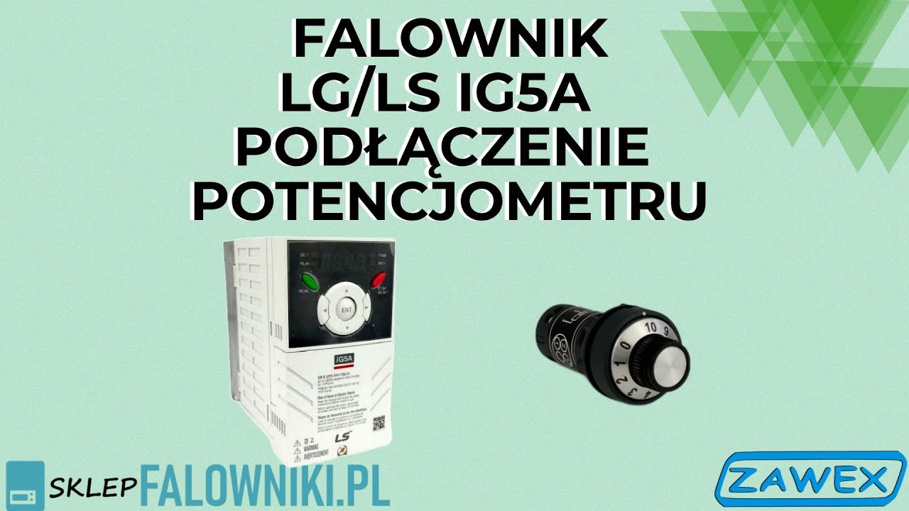 Falownik LG/LS  ig5a  podłączenie zewnętrznego potencjometru -sklepfalowniki.pl