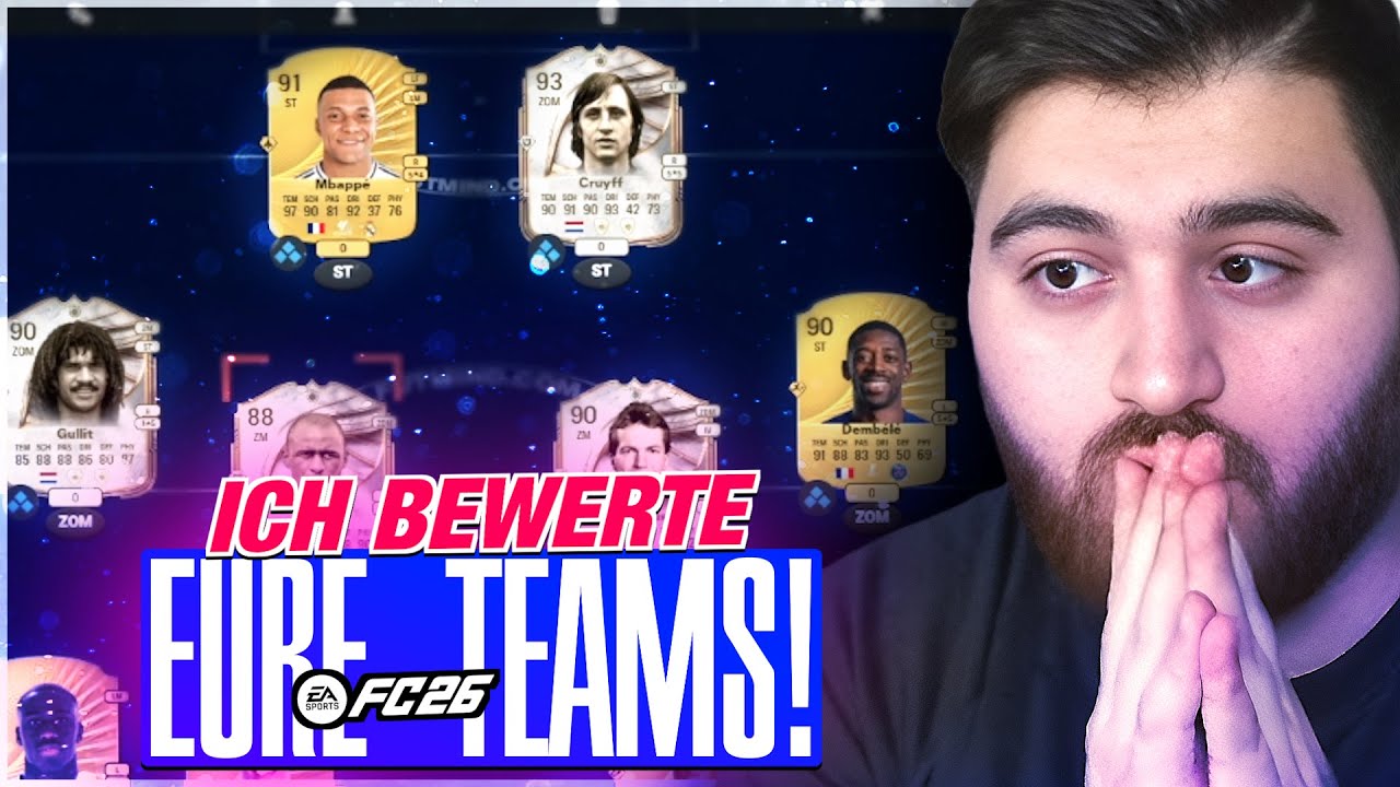 ICH BEWERTE & VERBESSERE EURE EAFC 26 STARTER TEAMS 🔥 | ZWISCHEN FANTASIE UND OVERPOWERED 😂