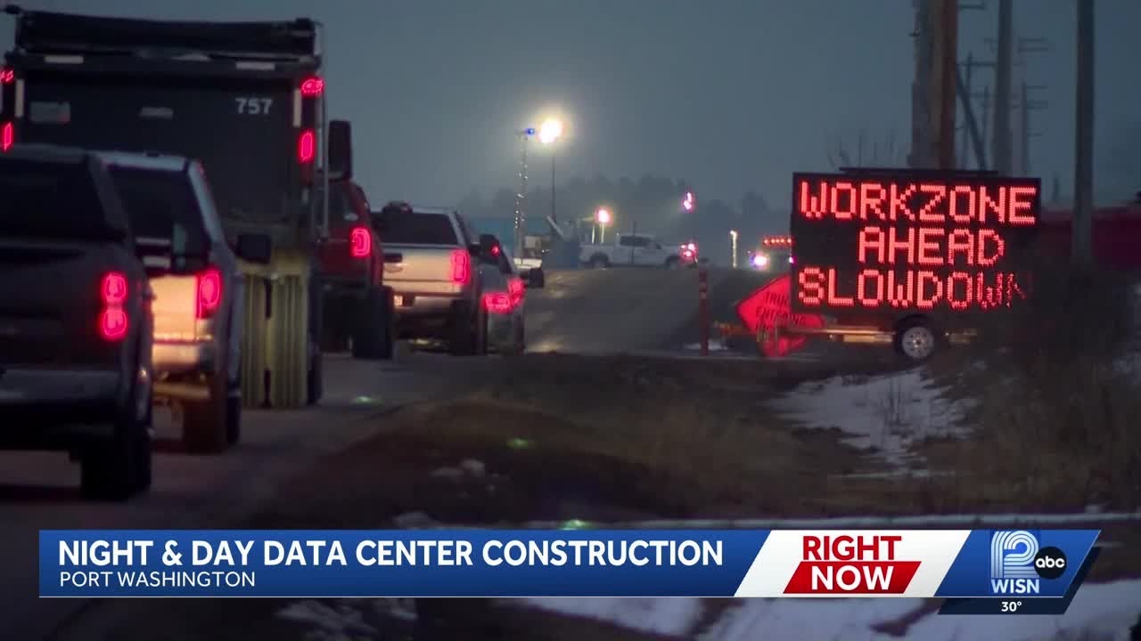 Port Washington data center construction