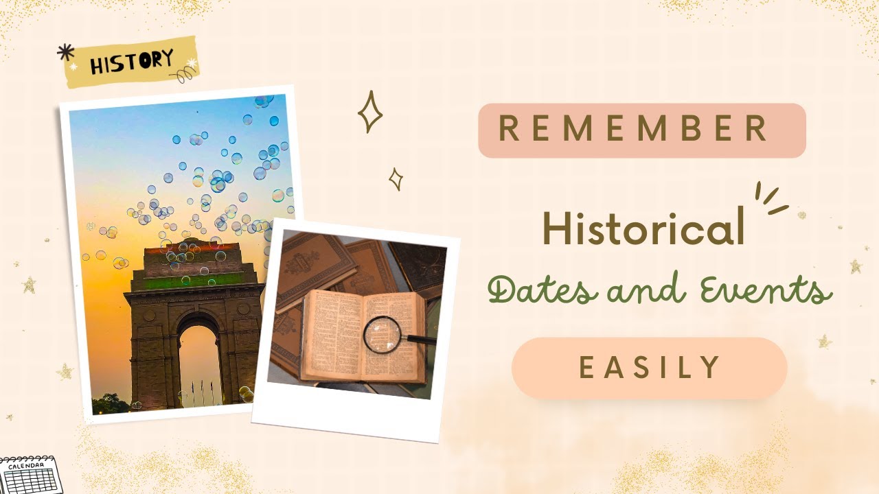 How to Remember Historical Dates And Events | 7 Easy Tips & Tricks #shorts