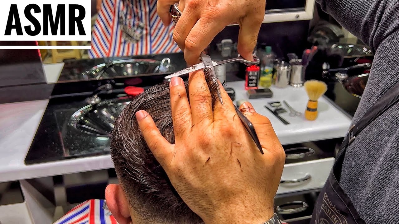 ASMR Hair Beard Cut • Hair Massage • Your long and very relaxing sleeping pill has arrived