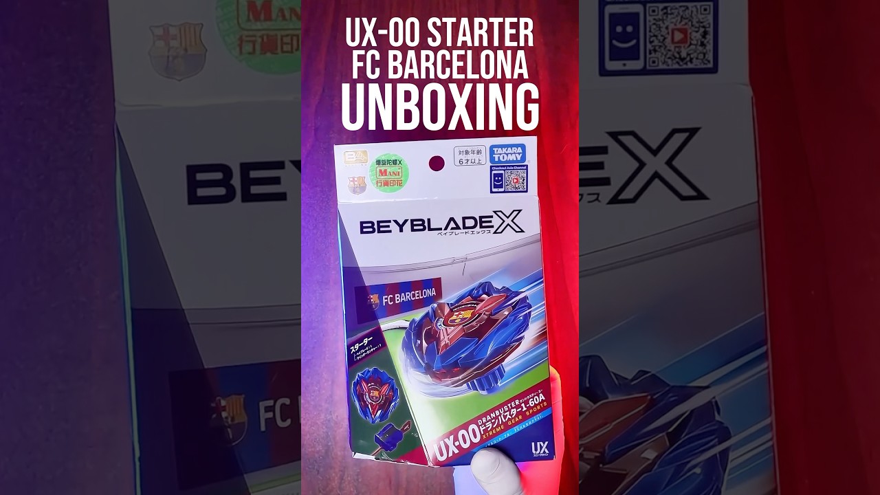 Beyblade X FC Barcelona Dranbuster Unboxing &ndash; Exclusive Takara Tomy Release! #beybladex