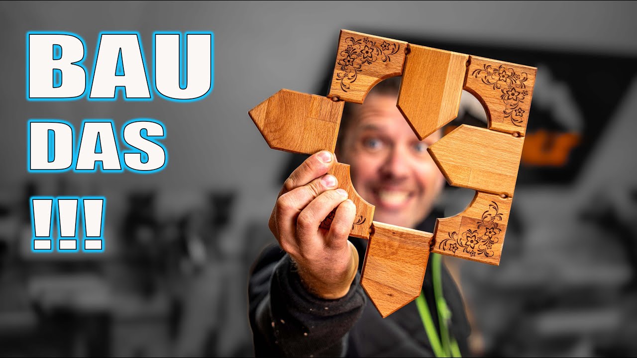 Genialer Holz Untersetzer mit mehreren Funktionen schnell selber bauen  - schnelles Holzprojekt