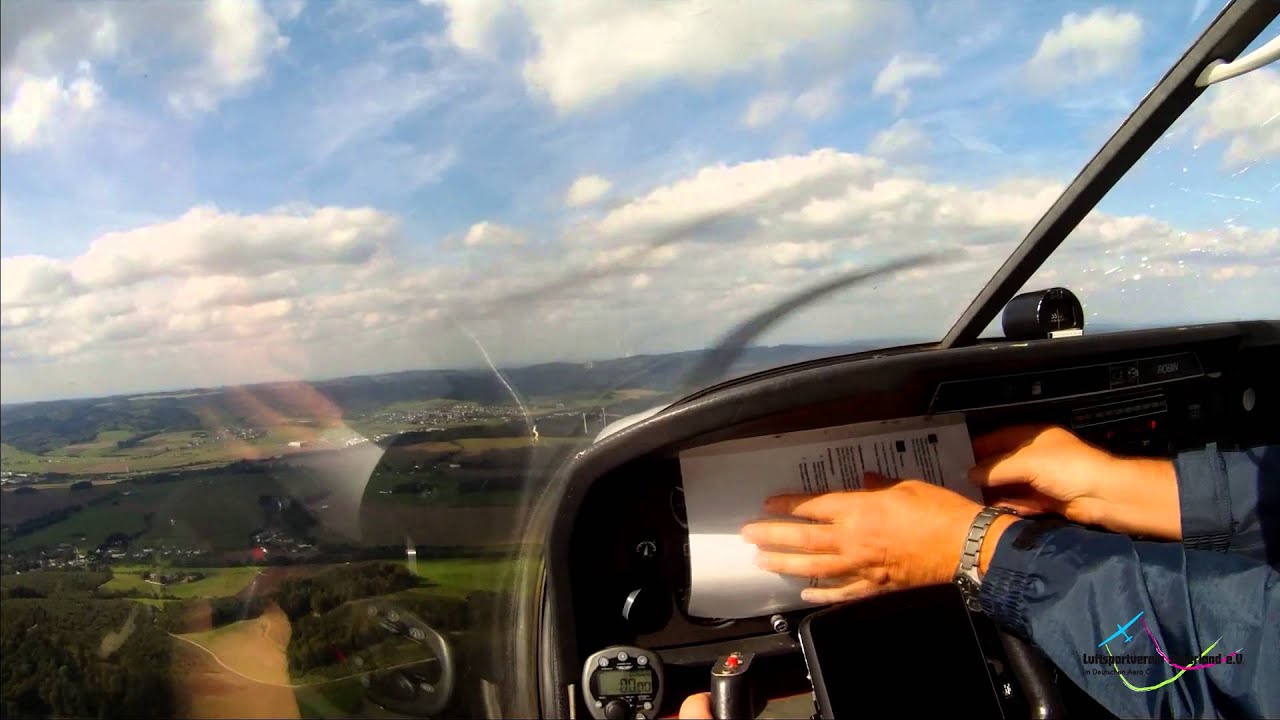 VFR Training Flight EDKW - Robin R3000