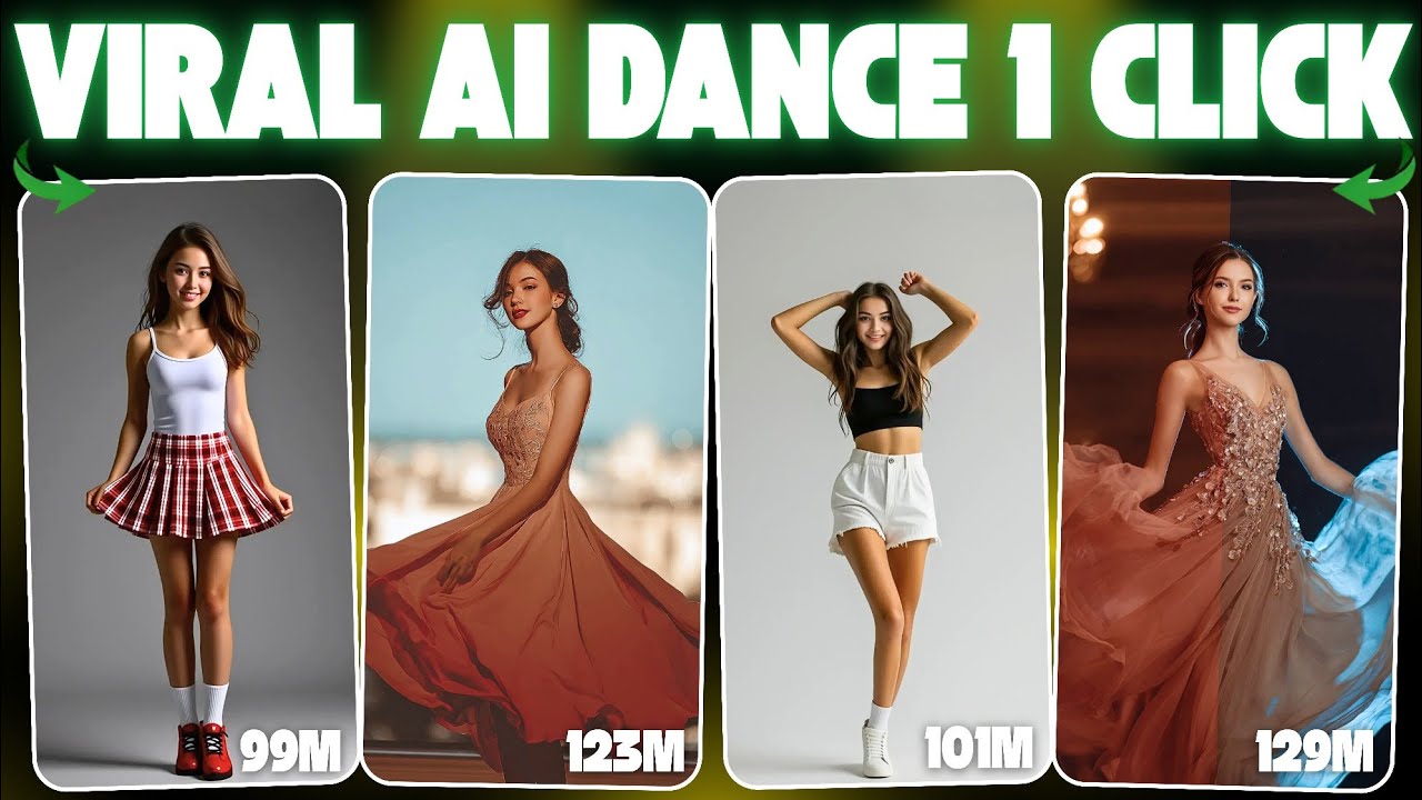 How to Create AI Dance Videos in Seconds | No Editing Needed! (TikTok, Shorts & Reels)