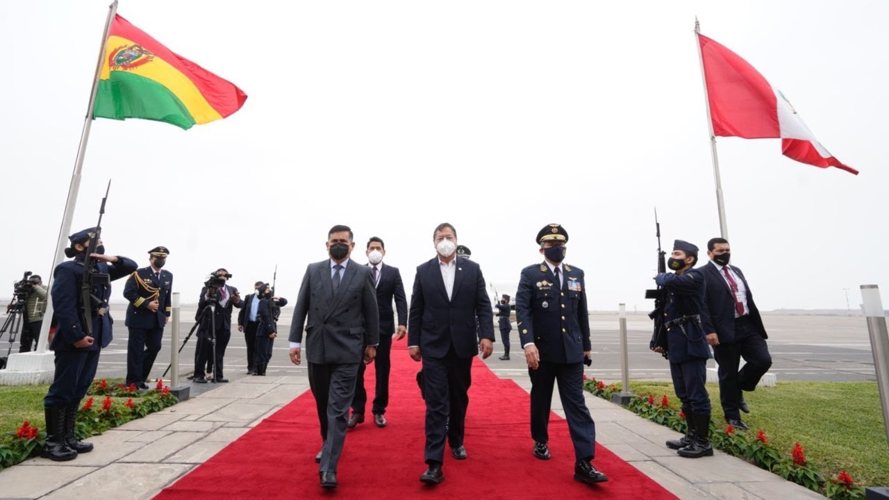 Ministro Tineo recibió al presidente de Bolivia, Luis Arce