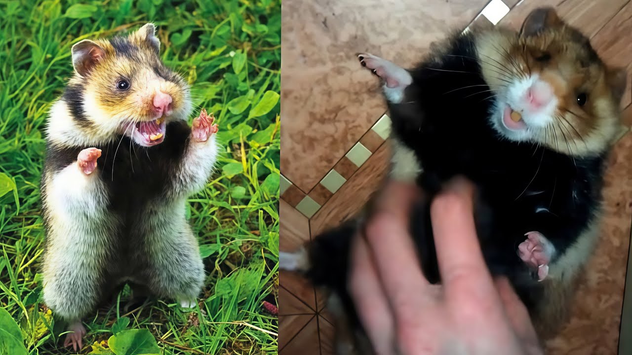 Женщина приручает ДИКОГО ЗВЕРЯ! (да, это хомяк🐹, но посмотрите, прежде чем подумать, что это легко)