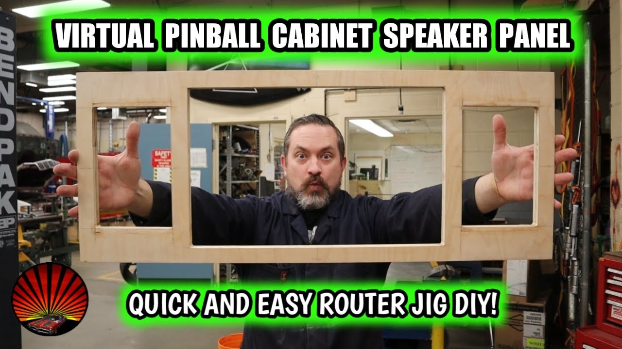 How to make a speaker panel for your virtual pinball cabinet