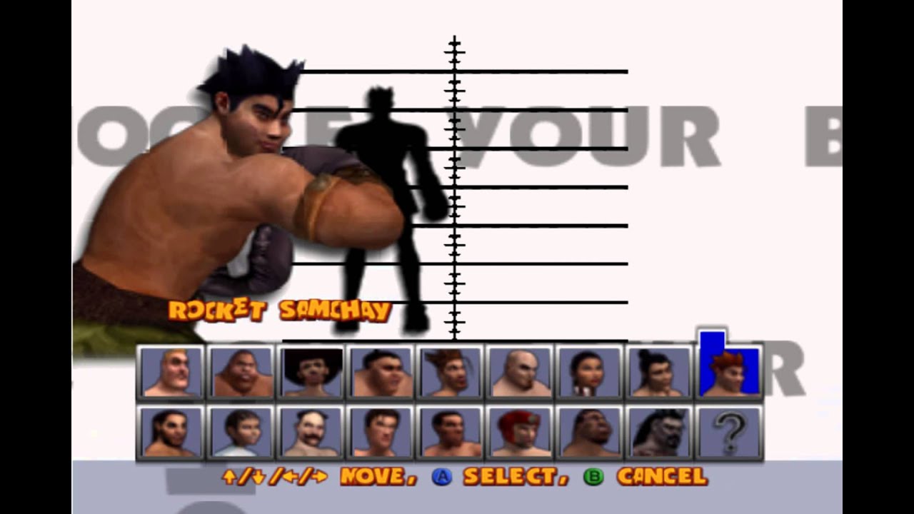 Ready 2 Rumble Boxing (N64) all characters unlocked w/alt outfits